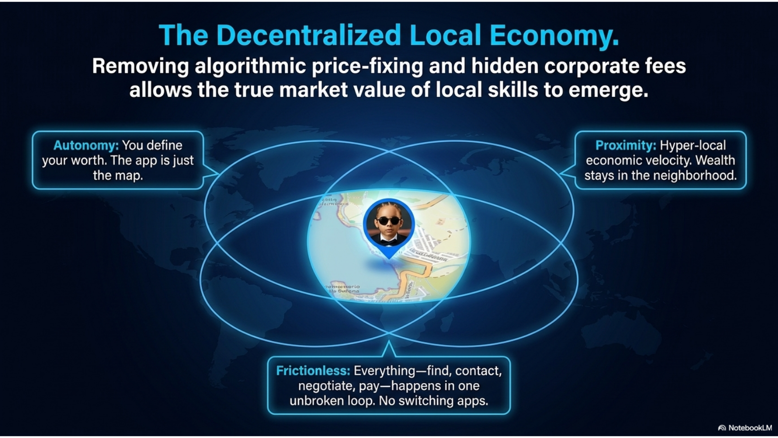 HEREIAM decentralized local economy model